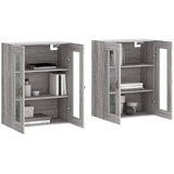  Zidni ormarići 2 kom boja hrasta sonome od konstruiranog drva | shoptok.hr