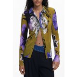 Desigual WOMEN&#39;S LONG-SLEEVED SHIRT, GREEN Cijene