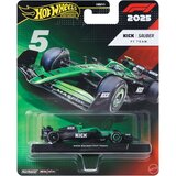 Mattel Hot Wheels Premium: KICK Sauber F1 Team #5 Formula 1 avtomobilček 1/64 - Cene
