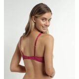 DIM ROMANCE UNDERWIRE FOULARD BRA - Women's Lace Bra with Underwire - Red | Shoptok.si