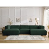 Bobochic Paris Tamno zelena kutna garnitura od bouclé tkanine (u obliku slova "U") Zephyr – | shoptok.hr