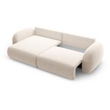 Cosmopolitan Design Krem sklopiva/s prostorom za odlaganje kutna garnitura od šenila Tonale – | shoptok.hr