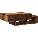 vidaXL Klubska mizica starinski les 105x55x32 cm inženirski les | Shoptok.si