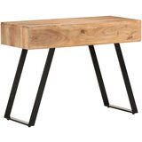 vidaXL Pisalna miza 110x50x75 cm trden akacijev les z naravnimi robovi | Shoptok.si