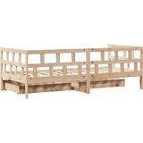 vidaXL Dnevni krevet s ladicama bez madraca 90x200 cm masivno drvo | shoptok.hr