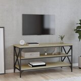 vidaXL TV omarica sonoma hrast 100x40x50 cm inženirski les Cene