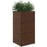  Vrtna sadilica smeđa 40 x 40 x 80 cm od poliratana | Eponuda.com