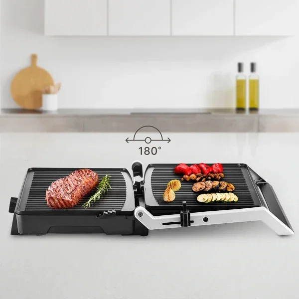 Ufesa Press Grill Jaya 2000 &ndash; električni kontaktni roštilj, 2000 W, s 180&deg; | shoptok.hr