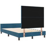  s opruga kutije Tamno plava 120 x 200 cm Baršun | shoptok.hr
