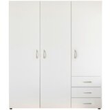 Time omara s klasičnimi vrati, bela | Shoptok.si