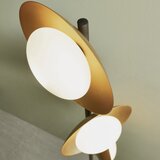  endon 92039 - podna lampa ruffle 3xG9/3W/230V crna/zlatna | Eponuda.com
