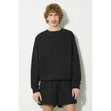 New Balance Bombažen pulover moška, črna barva