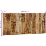  Uzglavlje 120 cm masivnog grubog drva manga | shoptok.hr