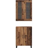  Highboard 2 pcs Staro drvo Konstruirano drvo | Eponuda.com