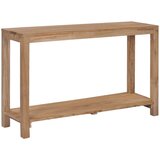 vidaXL Konzolni stol od masivne tikovine 120 x 35 x 75 cm cijene