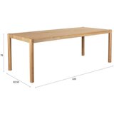 Zuiver Jedilna miza iz masivnega lesa 92,5x182 cm Sticks – | Shoptok.si