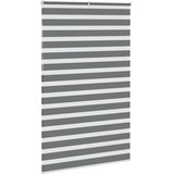 Zebra zavjesa tamno siva 145x230 cm Širina tkanine 140,9 cm Poliester | Shoptok.si