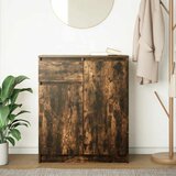  Komoda s ladicama dimljenog hrasta 71x35x84cm konstruirano drvo | shoptok.hr