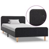 vidaXL Posteljni okvir temno sivo platno 100x200 cm | Shoptok.si