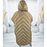 Pri Long jacket women's coat with diagonal quilting Warm LUCY | shoptok.hr