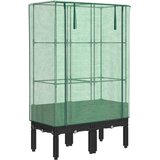  Povišena gredica s pokrovom za staklenik 80 x 40 x 140 cm | Eponuda.ba