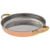 Medenica ponev s ročaji, 18 cm, baker in medenina, (5000137305)