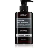 KUNDAL Honey & Macadamia Amber Vanilla naravni šampon za suhe in poškodovane lase 500 ml