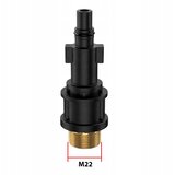 Rosfix M22 Adapter – Nadomestni Del za visokotlačni čistilnik Black&Decker, Bosch Nov Tip | Zunanji Metalni Navoj M22, Trpežen, Črn, (5000356593) | Shoptok.si