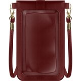 AVIZAR naramna torba za pametni telefon z otipljivo membrano, eleganten dizajn - Bordo, (20650209) | Shoptok.si