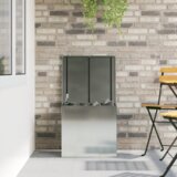 vidaXL Vanjska kutija za skladištenje - 55x50,5x50 cm od pocinčanog čelika | shoptok.hr