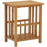 vidaXL Stolić za časopise 45 x 35 x 55 cm od masivne hrastovine | shoptok.hr