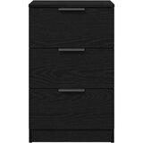 Crni hrast Noćni ormarić - 40x65x65 cm Izrađeno od konstruiranog drveta | shoptok.hr