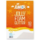 Jolly flitter foam, eva pena sa šljokicama, bela, A4, 10K ( 134110 ) Cene
