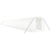  Staklenik s čeličnim okvirom bijeli 44 m² 22 x 2 x 2 m | shoptok.hr