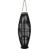 Viseći svijećnjak od bambusa crni 95 cm | shoptok.hr