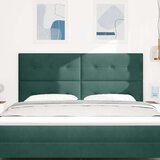  Naslon za glavu s gumbima tamno zelena 180 cm baršun | shoptok.hr