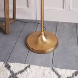 Endon 63621 - Podna lampa STANFORD 1xE27/60W/230V mesing/bež | Eponuda.com