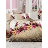  Çalıkuşu - brown brownbeigeredwhite ranforce single quilt cover set Cene