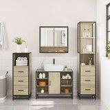 vidaXL 4-dijelni set kupaonskog namještaja boja hrasta sonome drveni | shoptok.hr