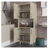 Hanah home Polica za kuću William, 59,5x140,3x29,5 cm, Krem | Eponuda.ba
