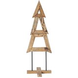  Božićno drvce s stalakom Smeđa 120 cm Masivna tikovina | shoptok.hr