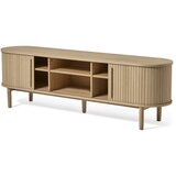 Unique Furniture TV omarica v hrastovem dekorju v naravni barvi 180x56x40 cm Meta – | Shoptok.si