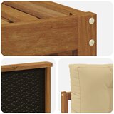  Set vanjskih sofa 6 kom. Prirodna i bež Poliester | shoptok.hr