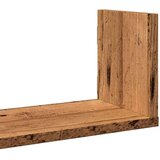 vidaXL Stenska polica 3 kosi starinski les 58x18x18 cm inženirski les | Shoptok.si