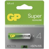  4x baterija aa gp super alkalna g-tech | Shoptok.si