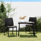 vidaXL Vrtni stol 2 kosa antracit 50x46x80 cm polipropilen Cene