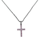 IZMAEL Ogrlica ZC-22768 - Srebrna / Ružičasta | shoptok.hr