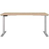 Germania Električno podesivi radni stol podesive visine s pločom stola u dekoru hrasta 80x160 cm Jet – | shoptok.hr