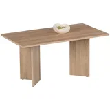 klubska miza, 86/44/58 cm hrast sonoma