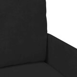  Sofe s jastukom 110cm Crna Šperploča - Crna 110 cm | shoptok.hr